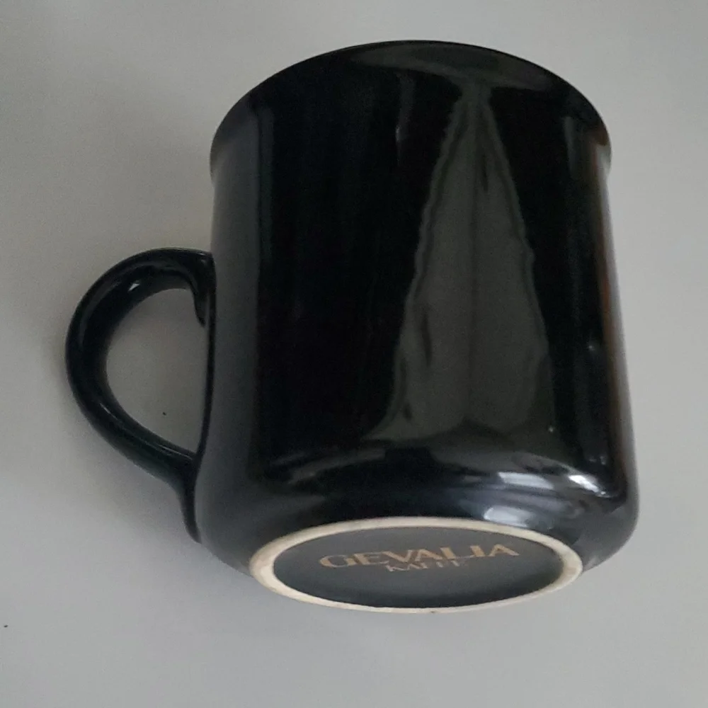Gevalia Kaffe Black Coffee mug